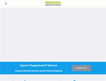 Tablet Screenshot of innovec.co.uk